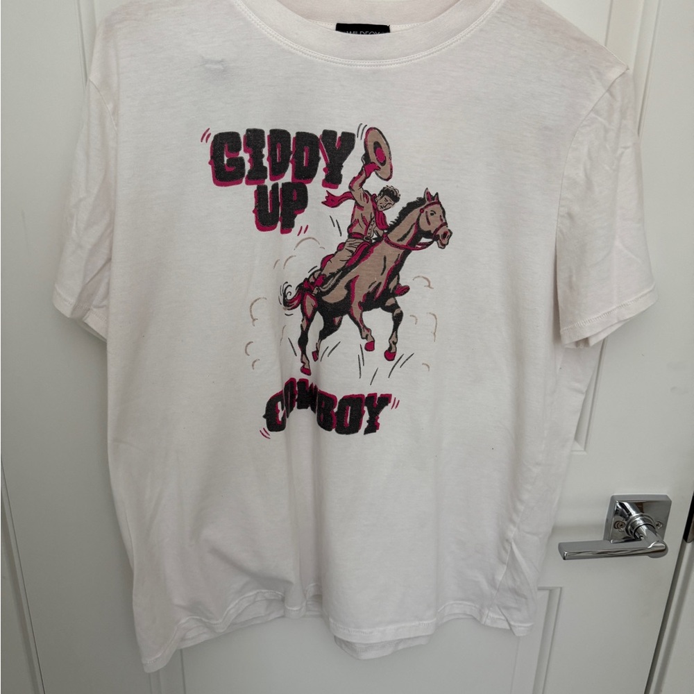 Wildfox Cream Casual Tee